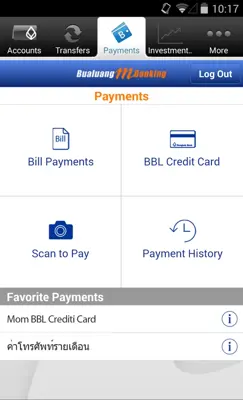 Bualuang mBanking android App screenshot 1